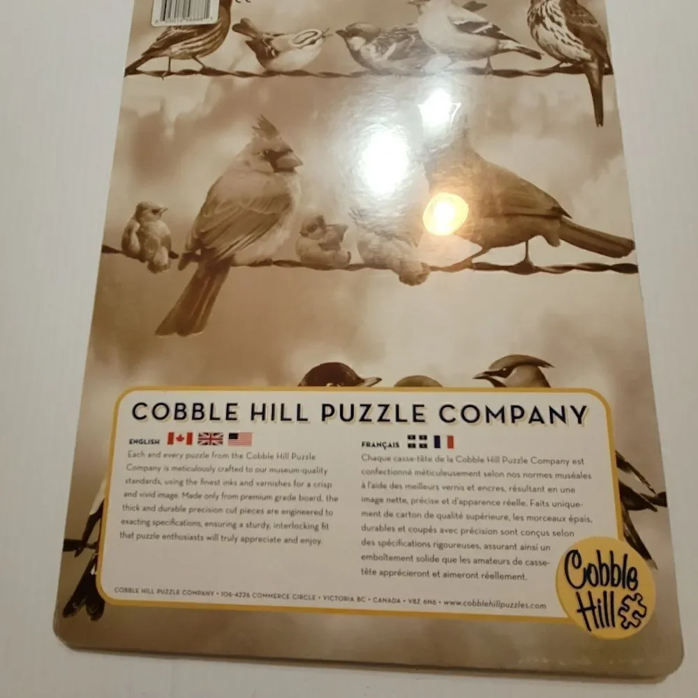 NEW Cobble Hill Tray Puzzle Blue Sky Birds